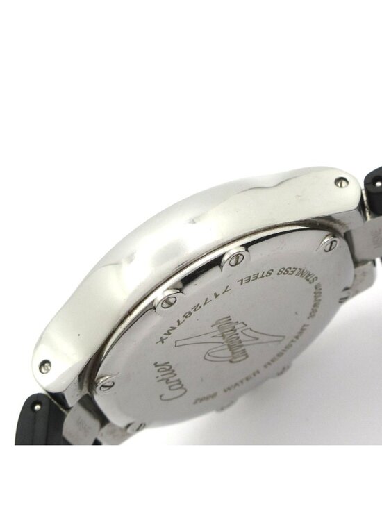 Cartier Watch Must 21 Chronoscaph SM SS Rubber Chronograph White main image 12